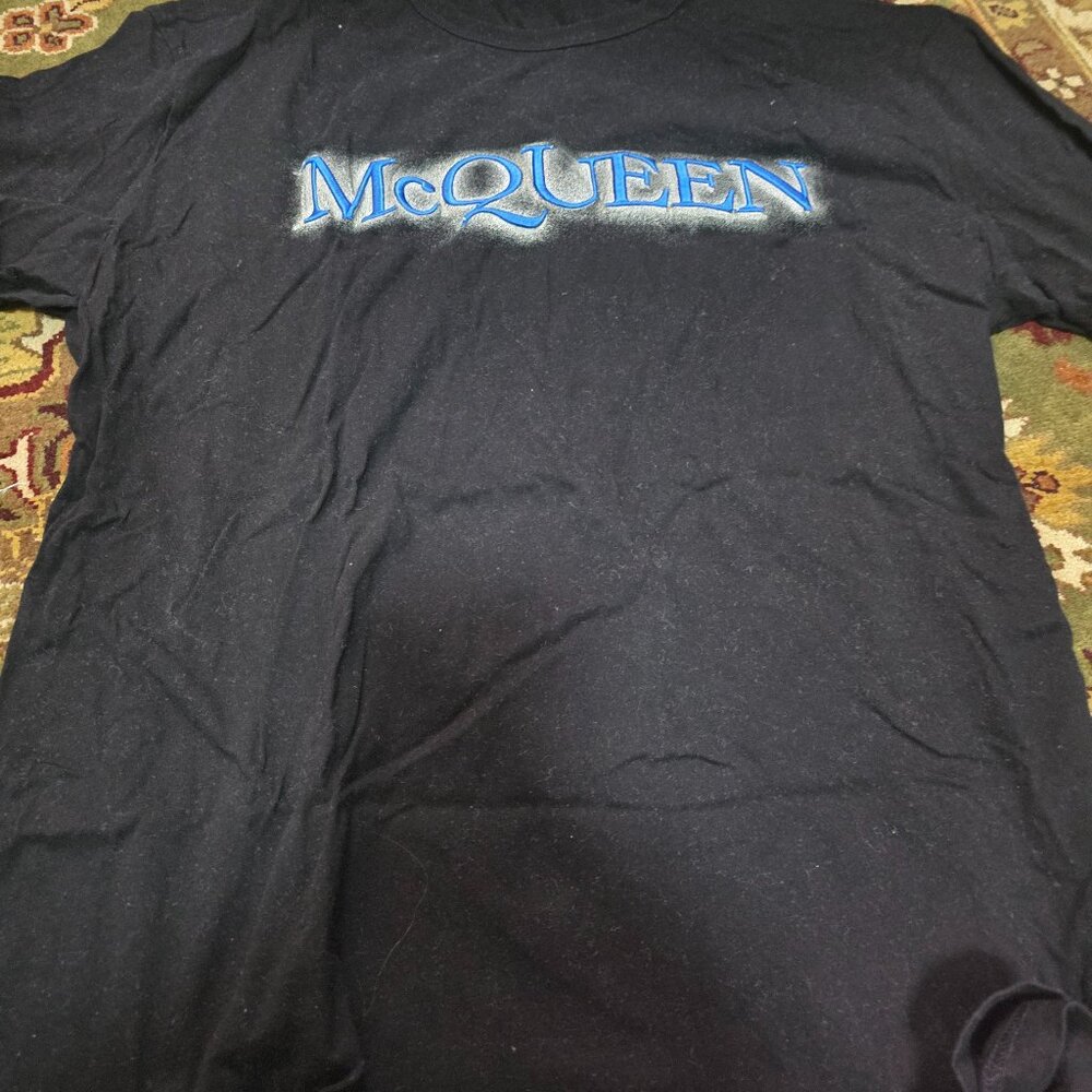 Alexander McQueen men's t-shirt logo large